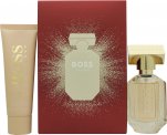 Hugo Boss The Scent Gift Set 30ml EDP Spray + 50ml Body Lotion (The Scent for Her by Hugo Boss is a Gift Set consisting of 30ml Parfum Spray and with a Body Lotion.)