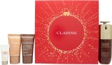 Clarins Double Serum Gift Set 50ml Double Serum + 15ml Extra Firming Day + 15ml Extra Firming Night + 5ml SOS Primer White