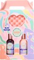 The Kind Edit Co. Bubble Boutique Lather & Soak Gift Set 100ml Body Wash + 100ml Body Lotion + Sponge