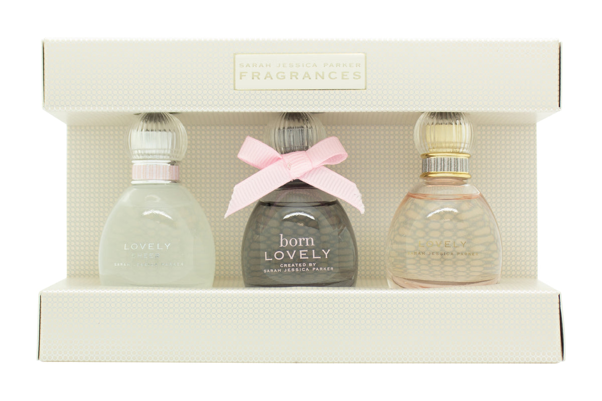 Sarah Jessica Parker Lovely Gift Set 10ml Lovely Sheer EDP + 10ml Born Lovely EDP + 10ml Lovely EDP