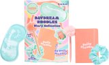 The Kind Edit Co. Bubble Boutique Daydream Doodles Diary Collection Gift Set 1 Notebook + 1 Fluffy Pen + 1 Eye Mask + 1 Satin Scrunchie