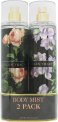 Ellen Tracy Body Mist Gift Set 236ml Courageous Body Mist + 236ml Radiant Body Mist