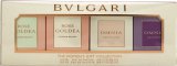Bvlgari Miniatures Gift Set 5ml Rose Goldea Blossom Delight EDP + 5ml Rose Goldea Blossom Delight EDT + 5ml Omnia Crystalline EDT + 5ml Omnia Amethyste EDT