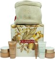 Clarins Extra-Firming Collection - 4 Piece Set (extra firming day cream 50ml + extra firming phyto serum 10ml, extra firming neckcream 15ml, cryo flash cream mask 15ml)