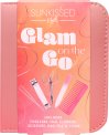 Sunkissed Nails Glam On The Go Gift Set 5 Pieces (This gift set contains:  1x Tweezers 1x Nail Clippers 1x Scissors 1x Nail File 1x Comb Case)