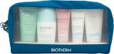 Biotherm Aquasource Routine Pouch Set Deodorant Roll-On 75ml + Cleanser 50ml +  Hand cream 20ml + Body lotion 50ml + Face cream 20ml