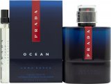 Prada Luna Rossa Ocean Eau de Toilette Gift Set 100ml EDT + 10ml EDT