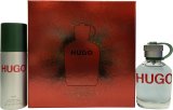 Hugo Boss Hugo Man Gift Set 75ml EDT + 150 Deodorant Spray