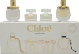 Chloé Miniature Gift Set 5ml Nomade EDP + 5ml Nomade Nuit D'égypte EDP + 5ml Chloé EDP + 5ml Lumnieuse EDP