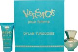Versace Pour Femme Dylan Turquoise Gift Set 30ml EDT + 50ml Body Lotion