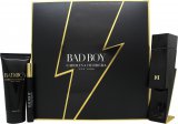 Carolina Herrera Bad Boy Gift Set 100ml EDT + 100ml Shower Gel + 10ml EDT