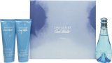 Davidoff Cool Water Woman Gift Set 100ml EDT + 75ml Body Lotion + 75ml Shower Gel