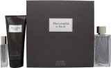 Abercrombie & Fitch First Instinct Gift Set 100ml EDT + 15ml EDT + 200ml Hair & Body Wash