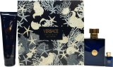 Versace Pour Homme Dylan Blue Gift Set 100ml EDT + 150ml Shower Gel + 5ml EDT