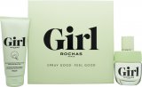 Rochas Girl Gift Set 60ml EDT + 100ml Shower Gel
