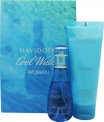 Davidoff Cool Water Woman Gift Set 30ml EDT + 75ml Body Lotion