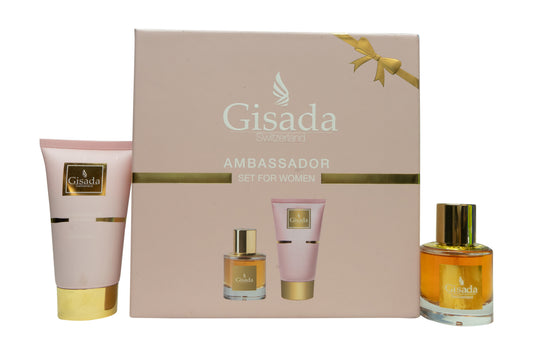 Gisada Ambassador Women Gift Set 50ml EDP + 100ml Shower Gel