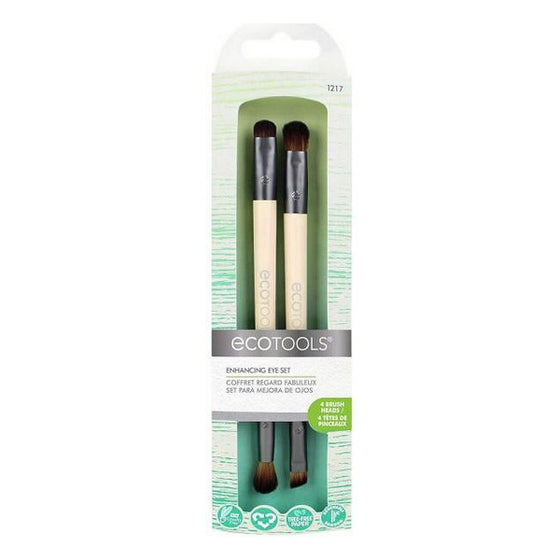 Set mit Schminkbürsten Eye Enhancing Ecotools (2 pcs)