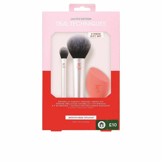 Set de Maquillaje Real Techniques Naturally Radiant (4 pcs)