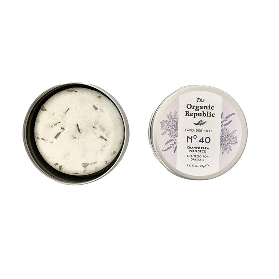 festes Shampoo The Organic Republic Trockenes Haar (70 g)