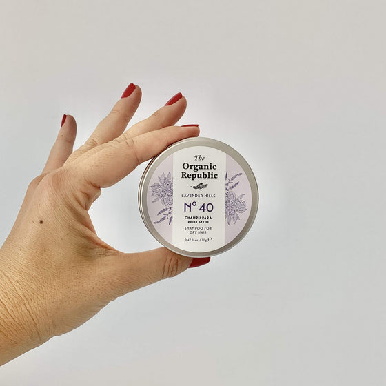 festes Shampoo The Organic Republic Trockenes Haar (70 g)