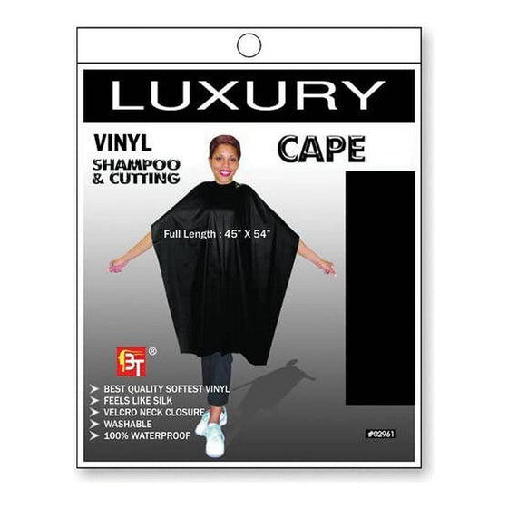 Friseurumhang Beauty Town schwarz Vinyl