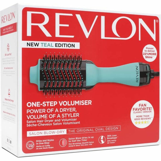 Cepillo Moldeador Revlon Teal Blue Azul