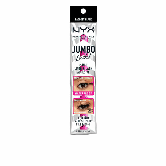 False Eyelash Applicator NYX Jumbo black Eyeliner 2-in-1 (8 g)