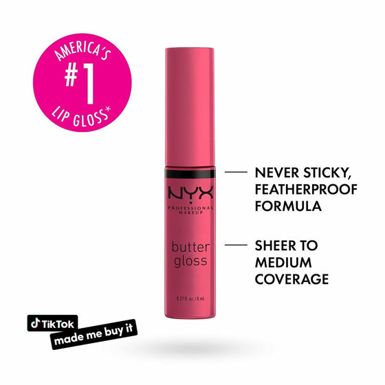 Lip-gloss NYX Butter Gloss strawberry cheesecak (3,4 ml)