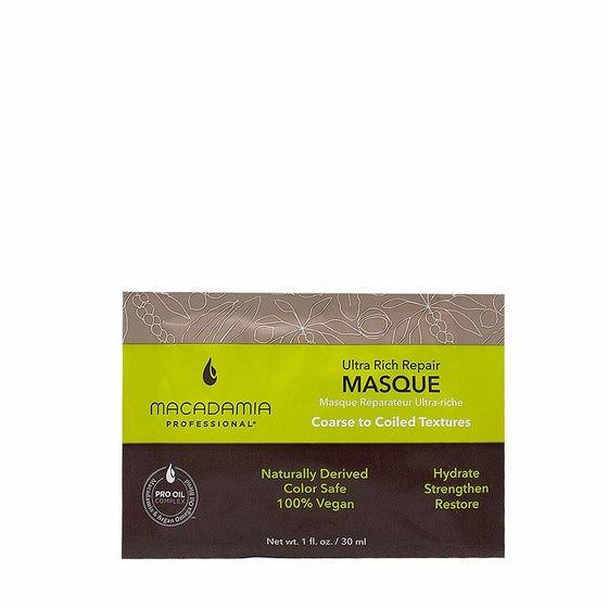 Mascarilla Capilar Reparadora Macadamia Ultra Rich Moisture (30 ml)