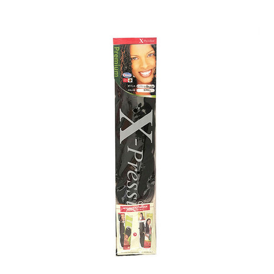 Hair extensions X-Pression Nº 1b/pur