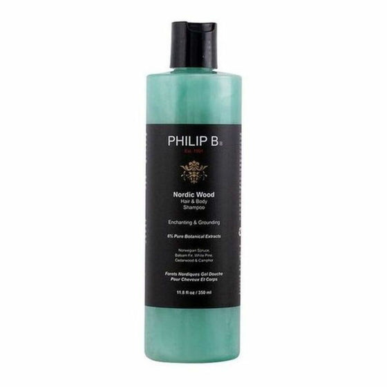 Gel y Champú 2 en 1 Nordic Wood Philip B (350 ml)