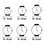 Ladies'Watch Armani AR1909 (32 mm) (Ø 32 mm)