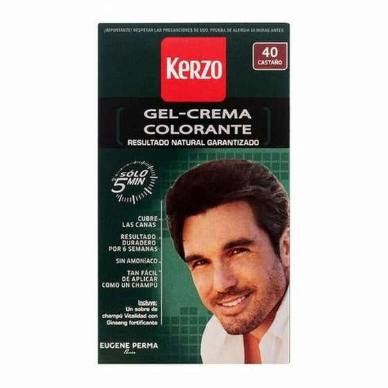 Tinte sin Amoniaco Kerzo Castaño