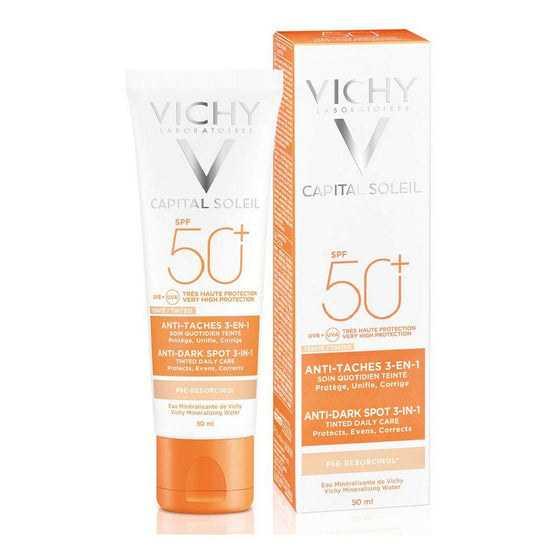 Anti-Brown Spot Cream Capital Soleil Vichy 3-in-1 Spf 50+ (50 ml)