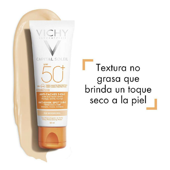 Anti-Brown Spot Cream Capital Soleil Vichy 3-in-1 Spf 50+ (50 ml)