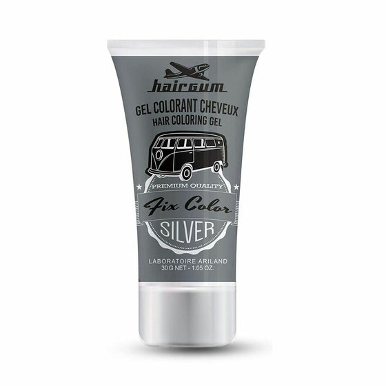 Non-permanent Colour Hairgum Fix Color Silver Styling Gel (30 ml)