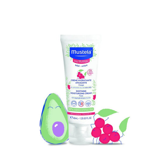 Hydrating Facial Cream for Babies Mustela (40 ml)