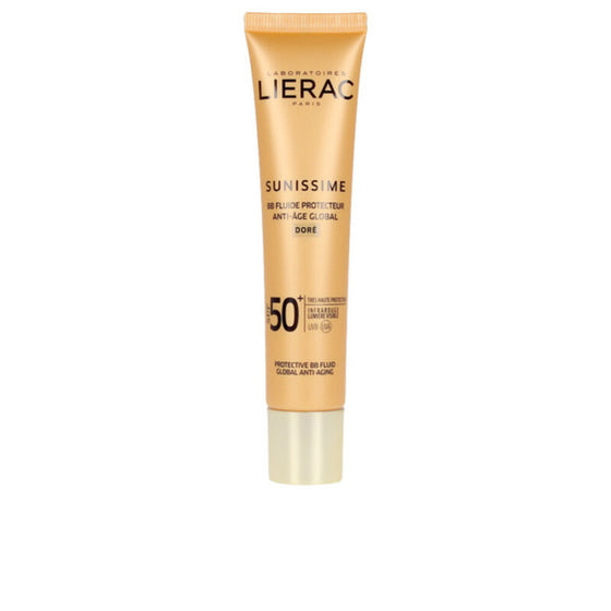 Crema Hidratante con Color Lierac Sunissime BB Spf 50+ Doré (40 ml)