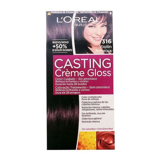 Tinte sin Amoniaco Casting Creme Gloss L'Oreal Make Up Violín Intenso