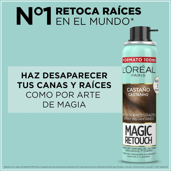 Ansatzspray für graues Haar L'Oreal Make Up Magic Retouch 4-Blond (100 ml)