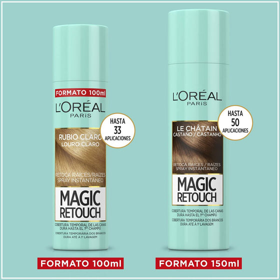 Ansatzspray für graues Haar L'Oreal Make Up Magic Retouch 4-Blond (100 ml)
