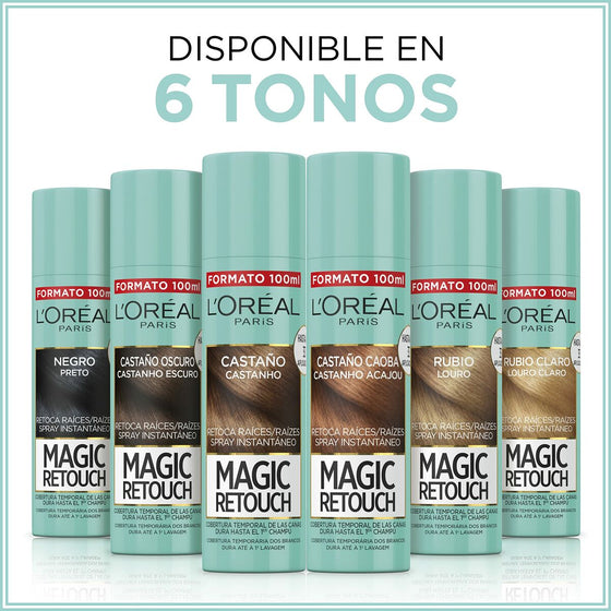 Ansatzspray für graues Haar L'Oreal Make Up Magic Retouch 4-Blond (100 ml)