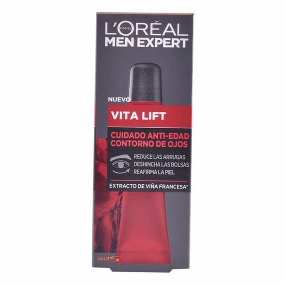 Antiaging Creme  für die Auguenkontour Men Expert L'Oreal Make Up (15 ml)