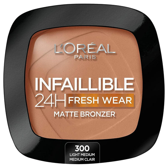 Compact Bronzing Powders L'Oreal Make Up Infaillible 300-light medium pale moyen 24 hours (9 g)