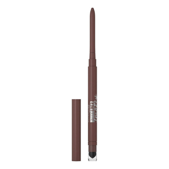 Lápiz para Cejas Tattoo Liner Maybelline Gel Marrón