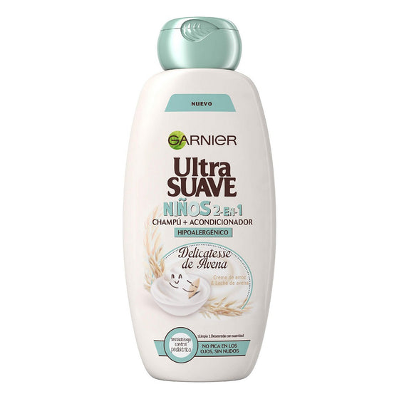 Kindershampoo Garnier Ultra Suave Shampoo und Spülung Hafer (400 ml)
