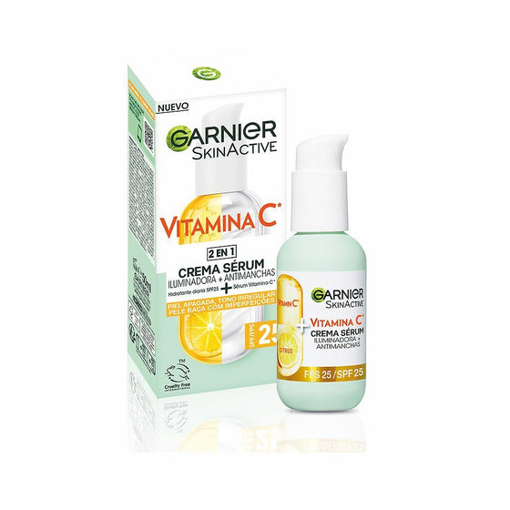 Creme + Serum Garnier Skinactive Spf 25 (50 ml)