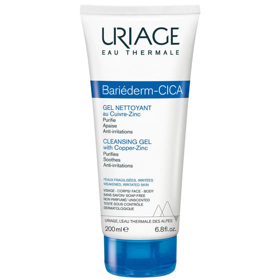 Cleansing Gel Uriage Bariéderm-CICA (200 ml)
