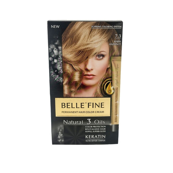 Tinte Permanente Belle´Fine Nº 7.3 Avellana (30 ml)